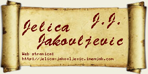 Jelica Jakovljević vizit kartica